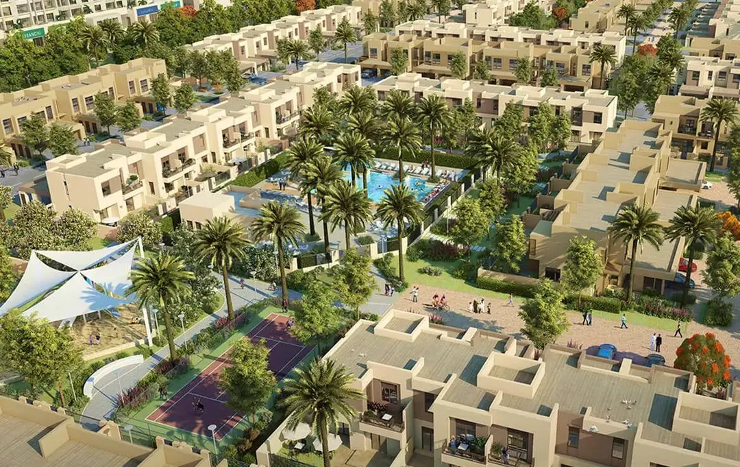 Noor Townhouses — Sports — Tennis Court — amenity | Profound Properties, Dubai