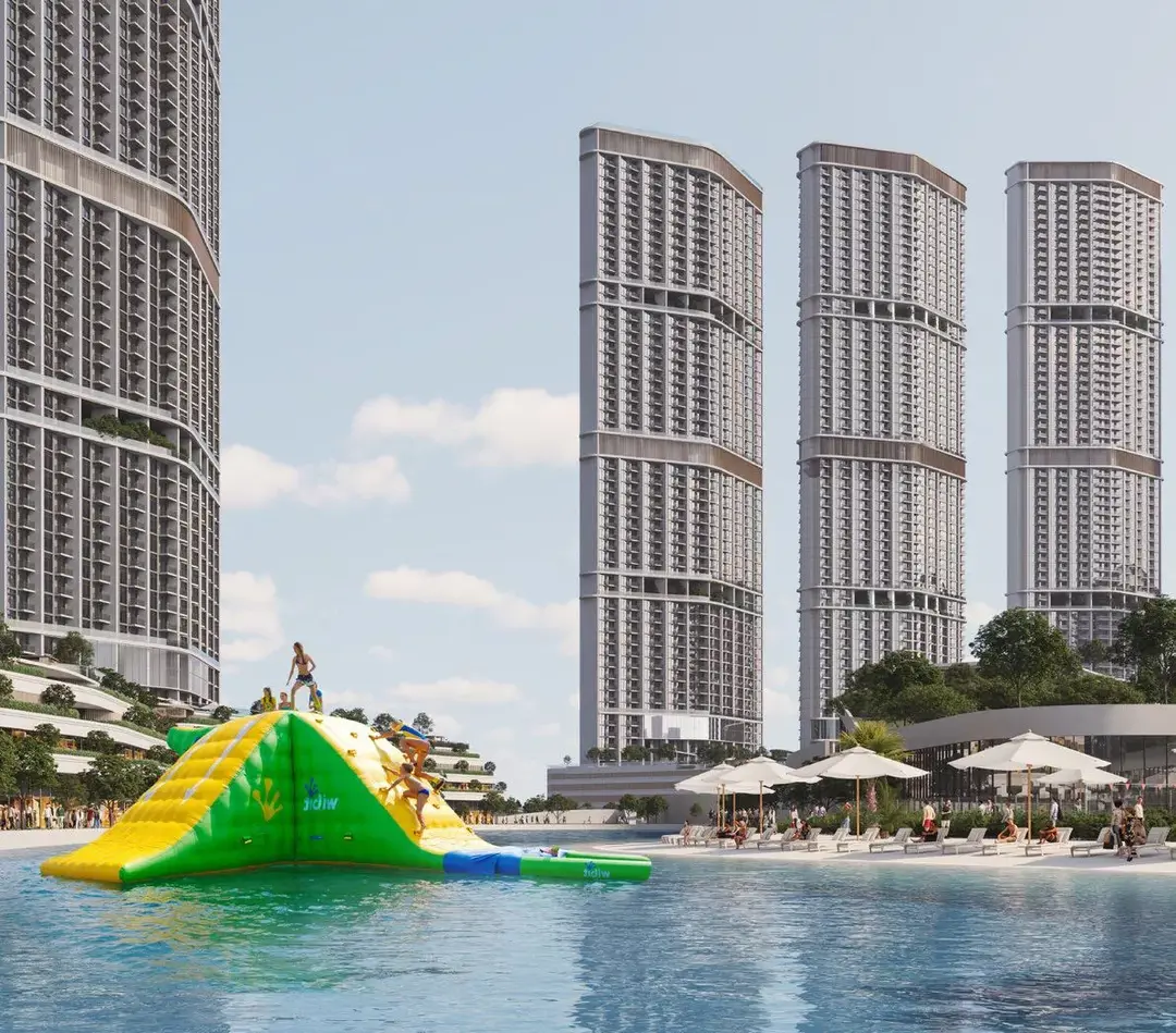 绿色景观 — 游泳池 — 儿童游泳池 — amenity | Profound Properties, Dubai