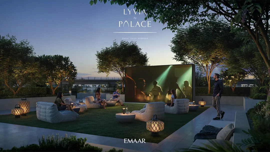 Lyvia by Palace — ترفيه — سينما في الهواء الطلق — amenity | Profound Properties, Dubai
