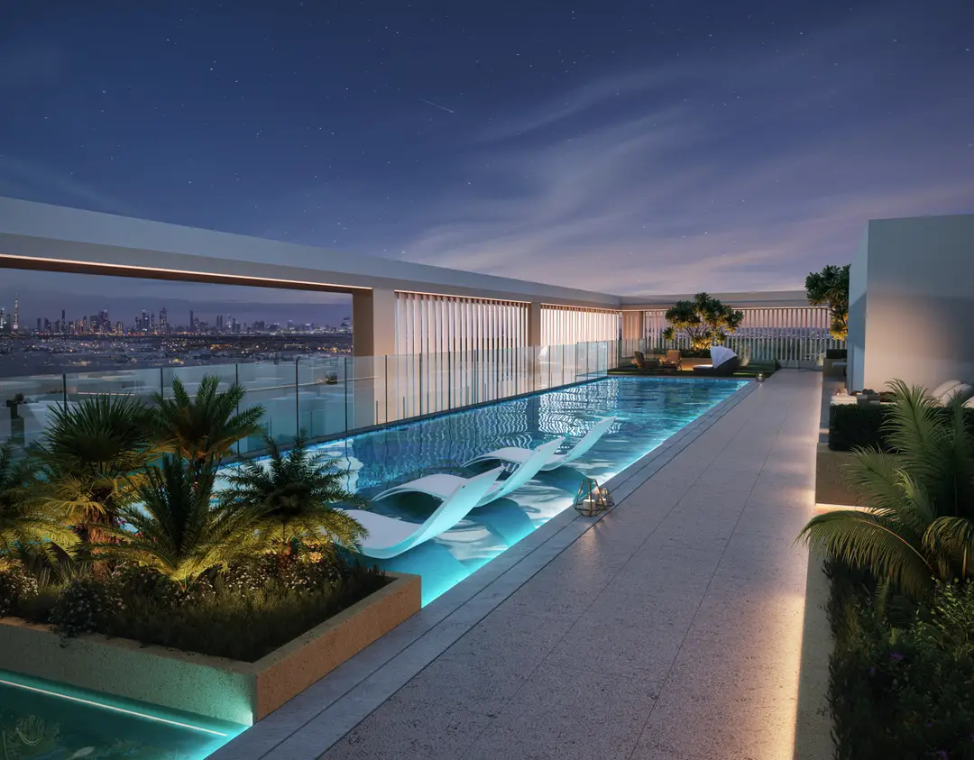 Binghatti Pinnacle — Entertainment — Community Garden — amenity | Profound Properties, Dubai