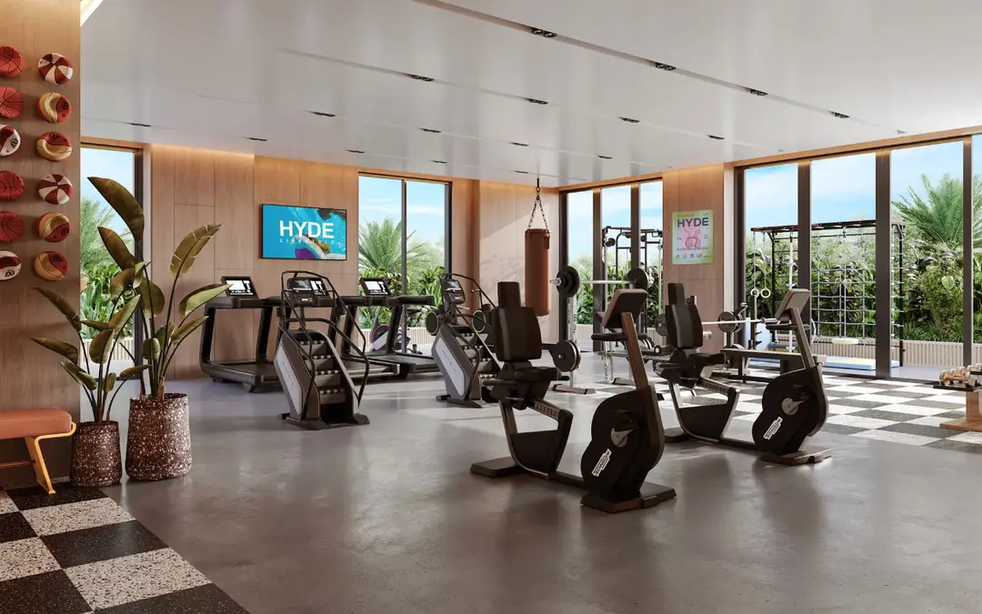 Hyde Residences — Sports — Gym — amenity | Profound Properties, Dubai