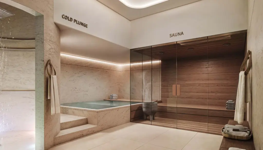 Esmé Beach Residences — Health & Wellness — Saunas — amenity | Profound Properties, Dubai