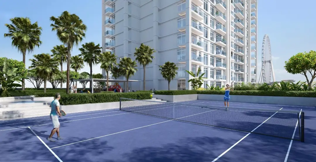 Bluewaters Bay — Sports — Tennis Court — amenity | Profound Properties, Dubai