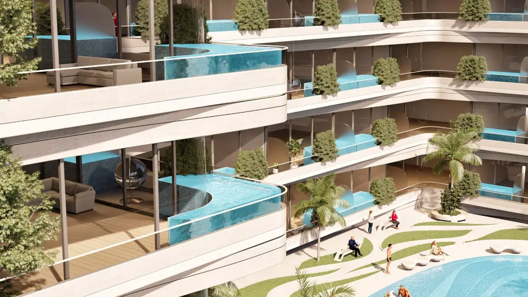 حدائق آيفي — مسبح — مسبح خارجي — amenity | Profound Properties, Dubai