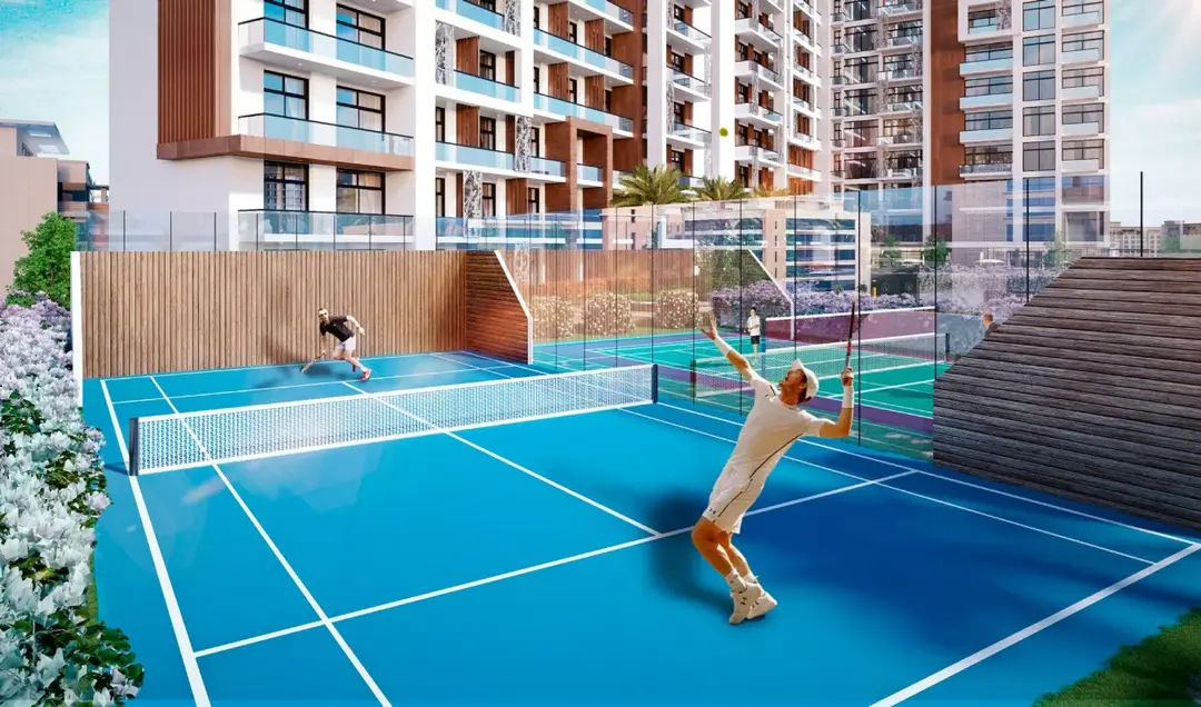 Джевелз — Спорт — Теннисный корт — amenity | Profound Properties, Dubai