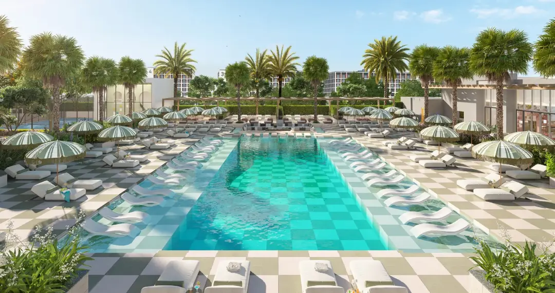 Hyde Residences — Swimming Pools — Outdoor Swimming Pool — amenity | Profound Properties, Dubai