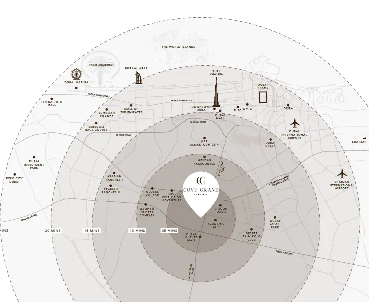 Cove Grand — Master Plan Community | Profound Properties, Dubai