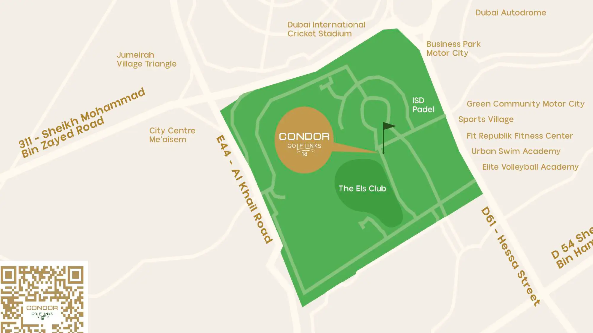 Condor Golf Links 18 — Master Plan Community | Profound Properties, Dubai