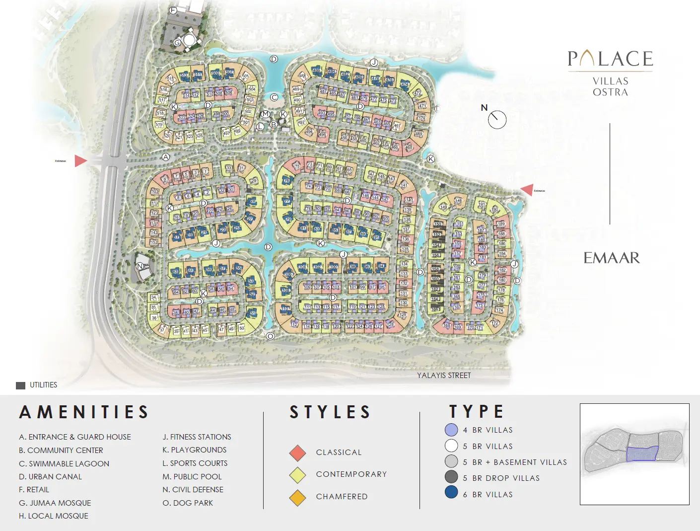 Palace Villas Ostra — Master Plan Community | Profound Properties, Dubai