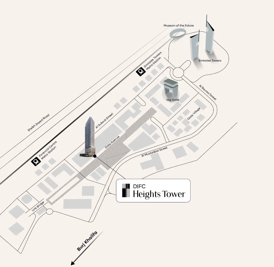 DIFC Heights Tower — Master Plan Community | Profound Properties, Dubai